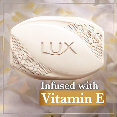Lux Jasmine & Vitamin E Beauty Soap Bar For Glowing Skin Combo Offer Pack 8x150 g